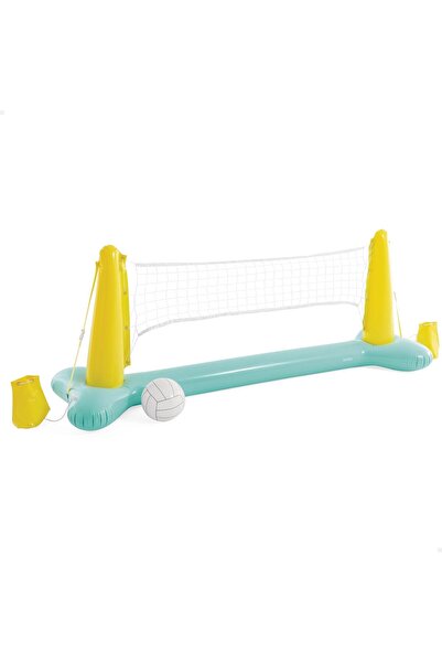 Intex Pool Volleyball Game, 238.76 cm x 63.5 cm x 91.44 cm, Vinyl, Multi-color