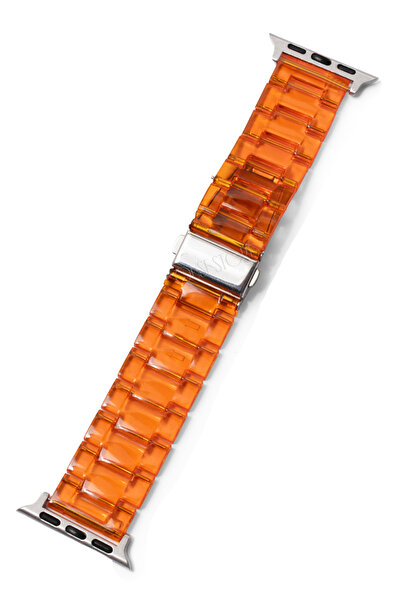 Quse Apple Watch Series 10/11 42mm-41mm-40mm-38mm ile Uyumlu Transparan Reçin...