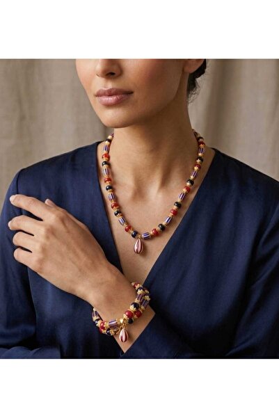 URBAN BOLD Murano Crystal Bracelet and Necklace Set