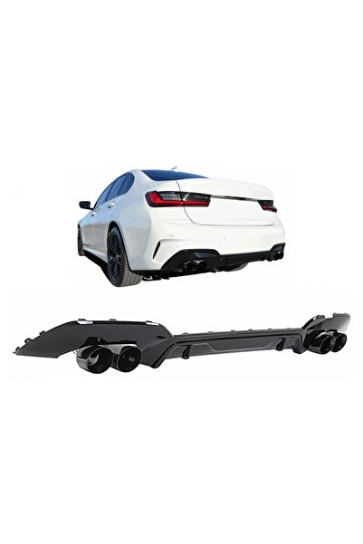 tuningset Διαχύτης πίσω προφυλακτήρα με απολήξεις εξάτμισης κατάλληλος για BM...