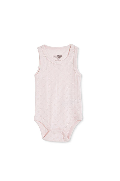 ebebek Hello Baby HelloBaby Kız Bebek Jakarlı Body Çıtçıtlı Bisiklet Yaka Sle...