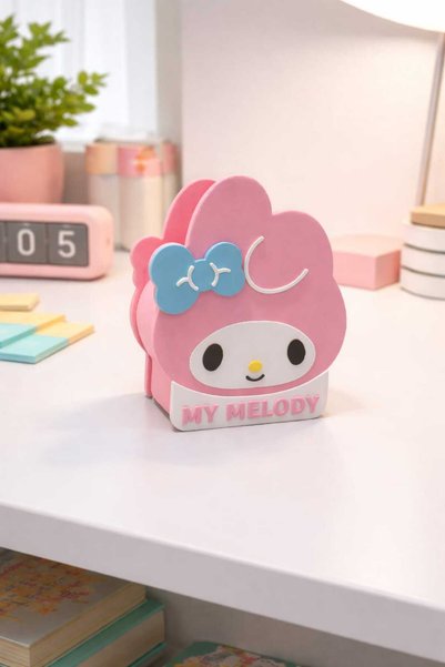 Luvena My Melody Kawaii Pen Holder Desktop Organizer Cute Pencil Case Office Organizer
