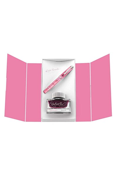 Classic M205 Rose Quartz Dolma Kalem + Mürekkep Seti EF Uç