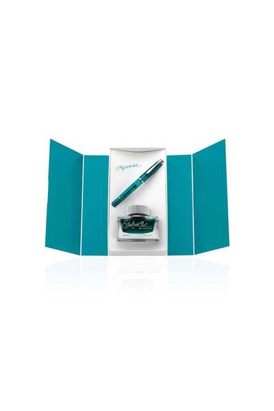 Pelikan M205 Dolma Kalem Mürekkep Set EF Apatite