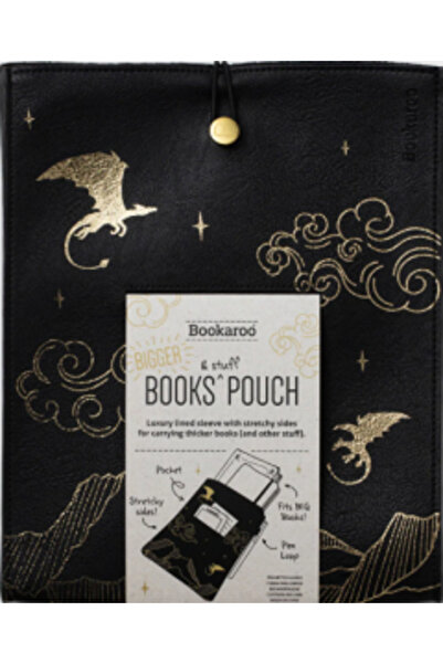 İF Bookaroo Books & Stuff Pouch Kitap&Defter Kılıfı Fantasy Dragon
