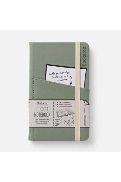 İF Bookaroo Notebook (A6) Cep Defteri-Fern