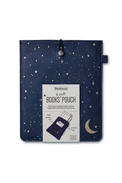 İF Bookaroo Books & Stuff Pouch Kitap&Defter Kılıfı Moon & Stars