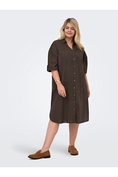 Only Carmakoma Hemdblusenkleid CARCOCO Midikleid