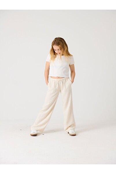 Kids Only Hose KOGSIESTA Gerade geschnitten Leinen Hose