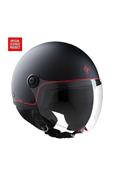 Tucano Urbano EL JETTIN 6.0 YARIM KASK MILAN SKYLINE MAT SIYAH