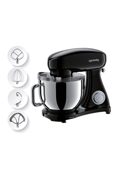 Anyta Cooking Κουζινομηχανή με μπολ 6 λίτρων, 1800W, Αλουμίνιο, Μαύρο