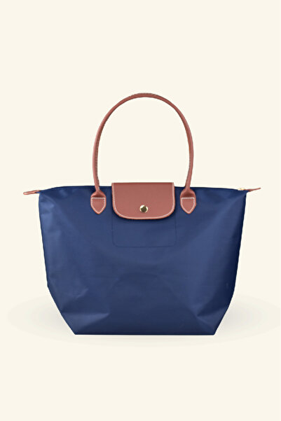 birizmoda Γυναικεία δερμάτινη τσάντα χειρός και ώμου με δερμάτινη λαβή, πτυσσ...