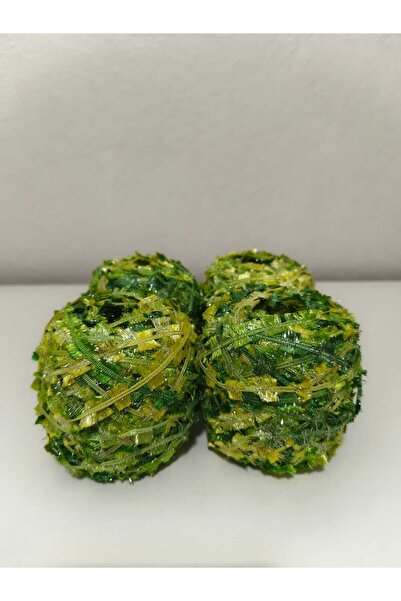 kartopya Yeşil Tonsürton Kelebek Örgü İpi 400 Gr(4X100 gr)