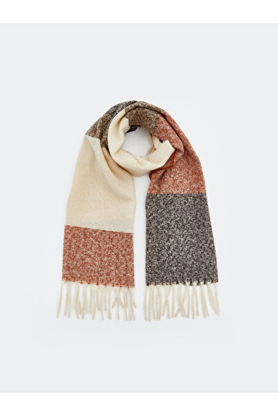LC Waikiki Plaid Pattern Women's Scarf