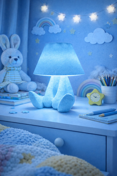 MEKA3D Utangaç Tasarımlı Sevimli Gece Lambası LED Işıklı Dekoratif Çocuk Odas...