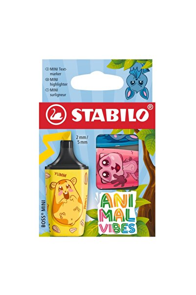 Stabilo BOSS MINI Animal Vibes 3'lü Paket