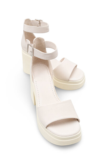 Solo Bag Women's Genuine Leather Single Strap Buckle Detailed Thick Platform ...