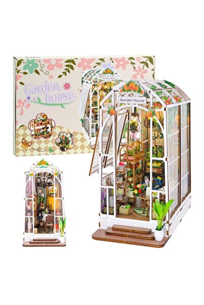 GARDEN HOUSE Κουκλόσπιτο, Ονειρικό Σπίτι Κήπου, Τρισδιάστατο ξύλινο παζλ, πολ...