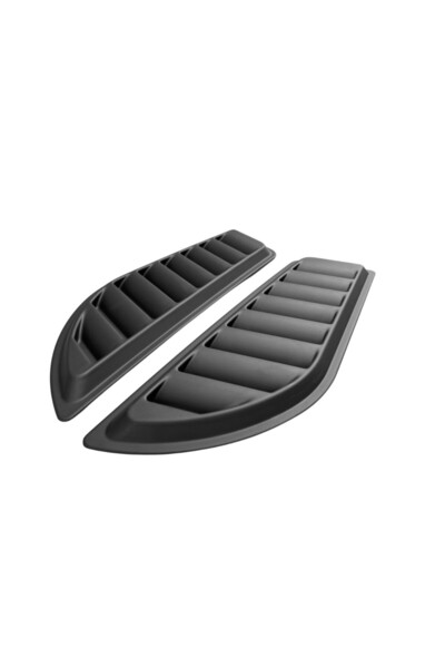 Ornamenti Ornament Capotă Universal Admisie Aer – Negru, Montaj Rapid Fără Gă...