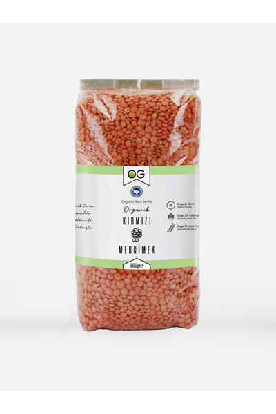 OG natural 3’lü Organik Mercimek Çeşitleri Seti