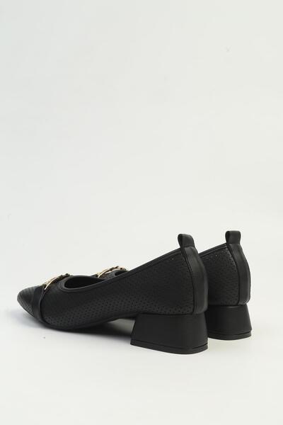 Pierre Cardin حذاء نسائي أسود بكعب عالٍ PC-55651