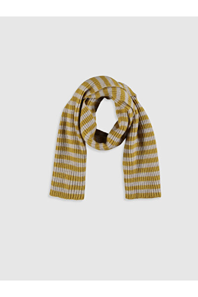 LC Waikiki Striped Women's Knit Scarf