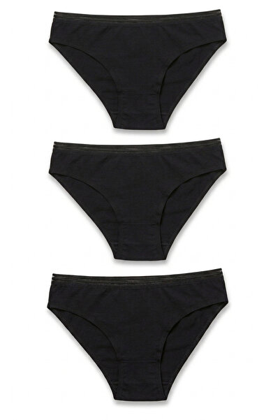 Nicoletta Γυναικεία εσώρουχα 3 τεμαχίων από βαμβάκι Lycra με φαρδιά ελαστική ...