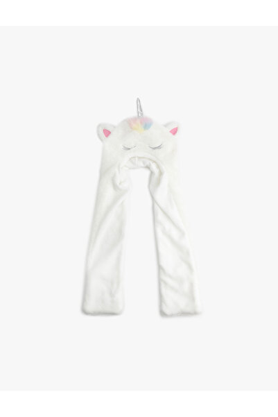 Koton Λούτρινο καπέλο μονόκερου με λεπτομερή επεξεργασία και αυτιά