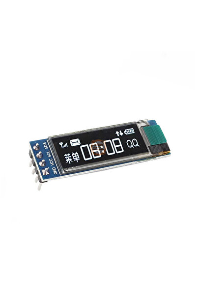 Meon Robotik Otomasyon 0.91 İnç OLED Ekran Modülü 128x32 SSD1306 I2C Beyaz – ...