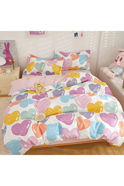 OEM Duvet Cover Set for 1 person bed, 4 pieces, Finet, JHN, AURA-0815