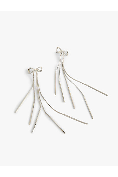 Koton Chain Detailed Bow Earrings