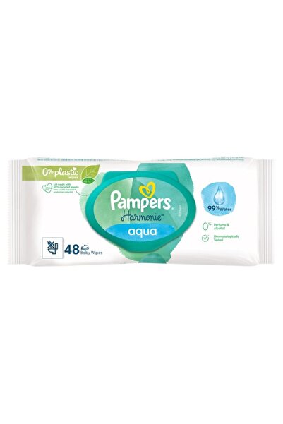 Pampers Șervețele umede, PAMPERS, Aqua Harmonie, Pachet de 48 de bucăți