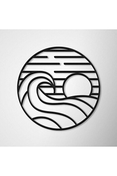 OEM Decoratiune de perete Abstract Sunrise