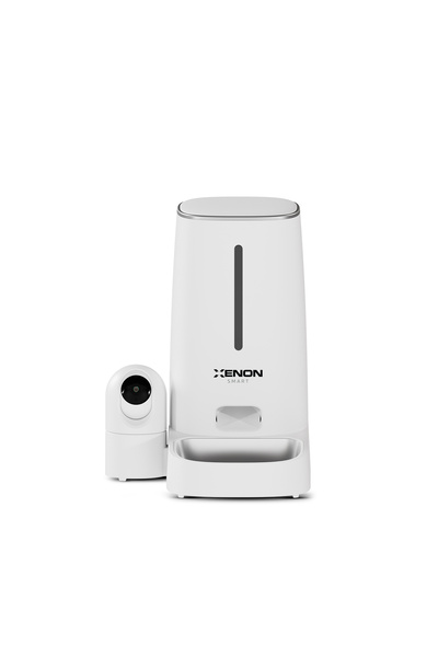 Xenon Smart Akıllı Mama Kabı (Kameralı) | 2MP Gece Görüş, WiFi Mobil Kontrol,...