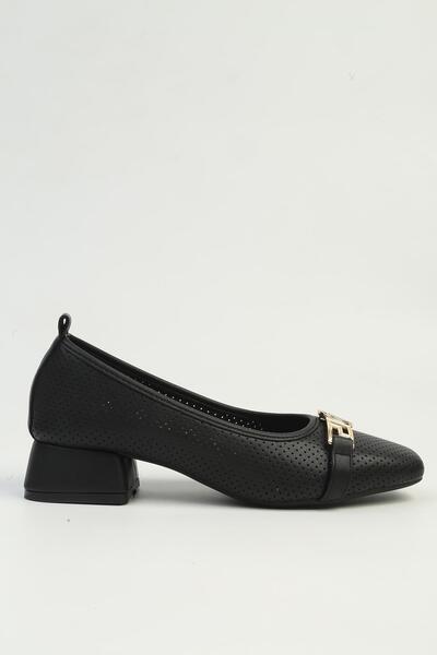 Pierre Cardin حذاء نسائي أسود بكعب عالٍ PC-55651