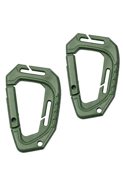 Hipolar Τακτικό Ταχύ Καρμπίνερ, ABS, 2 Τεμάχια, 92x56mm, Θήκη Αξεσουάρ, Προσά...