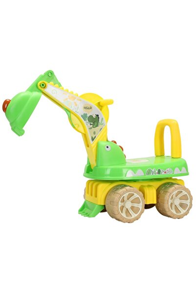 Cyrax Excavator pentru copii, 4 roți, verde