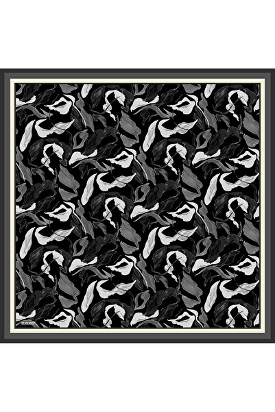 ARMANDA ΜΕΤΑΞΩΤΟ ΜΟΥΣΙΛΙΝΕΟ ΦΑΝΕΛΙ ΜΕ ΣΧΕΔΙΟ LUNASS - ΜΑΥΡΟ