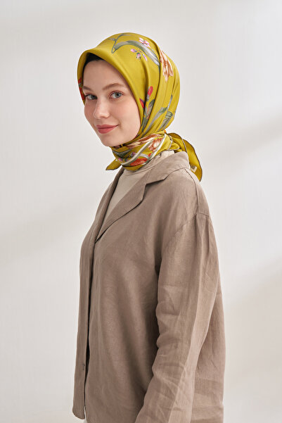 ARMANDA ΜΕΤΑΞΩΤΟ ΦΑΝΕΛΙ ΤΥΠΟΥ ΤΟΥΪΛ ΜΕ ΣΧΕΔΙΟ ΙΡΙΔΑΣ - ΠΡΑΣΙΝΟ ΤΟΥ ΛΑΔΙΟΥ