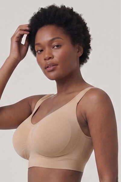 Mindy Thick strap supported padded bustier chest gatherer