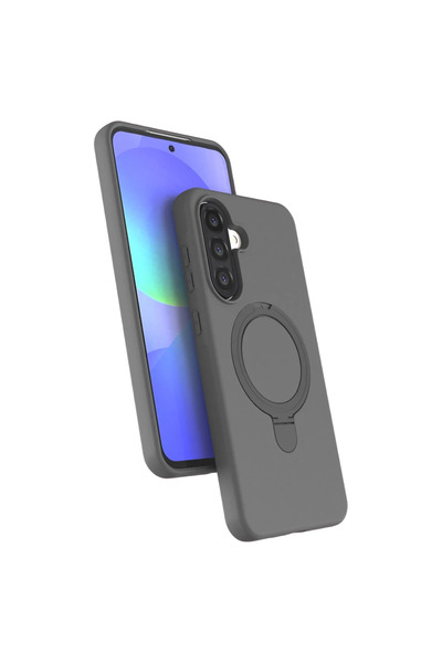 UnDePlus Samsung Galaxy A37 5G Kılıf M-safe Şarj Uyumlu Silikon Standlı Regal...