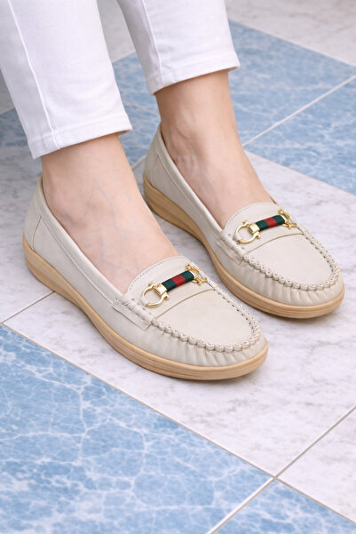 mothers dream Women’s Comfortable Flat Loafers with Metal Detail – Stylish Ca...