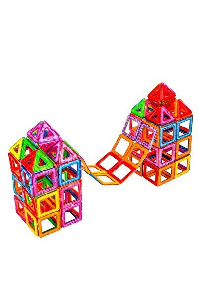 Cyrax Set de construcție magnetică din 40 de piese, 20,5 x 14,5 x 12 cm, Mult...