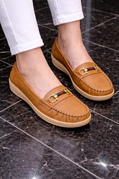 mothers dream Women’s Comfortable Flat Loafers with Metal Detail – Stylish Ca...