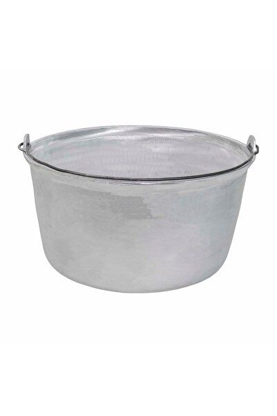 FOXMAG24 Καζάνι αλουμινίου 35 λίτρων, ποιότητας τροφίμων, με επίπεδο πάτο.