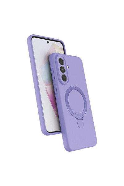 UnDePlus Samsung Galaxy A57 5G Kılıf M-safe Şarj Uyumlu Silikon Standlı Regal...