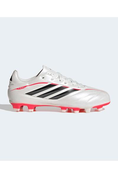 adidas حذاء كرة قدم Copa Pure IV Club Firm Ground - أسود معدني/أسود أساسي/أحم...
