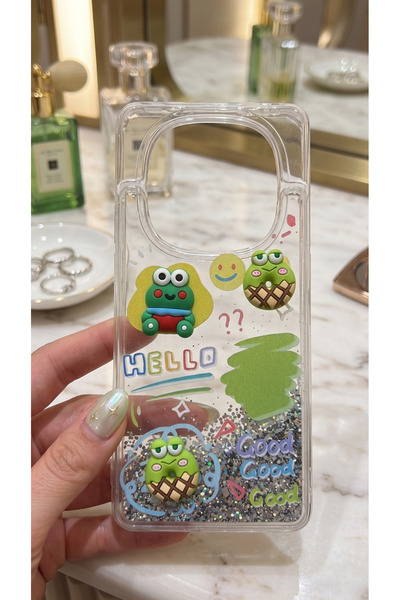 TechTrove Redmi Note 14 Pro Plus Case Transparent Protective Cover with Movin...