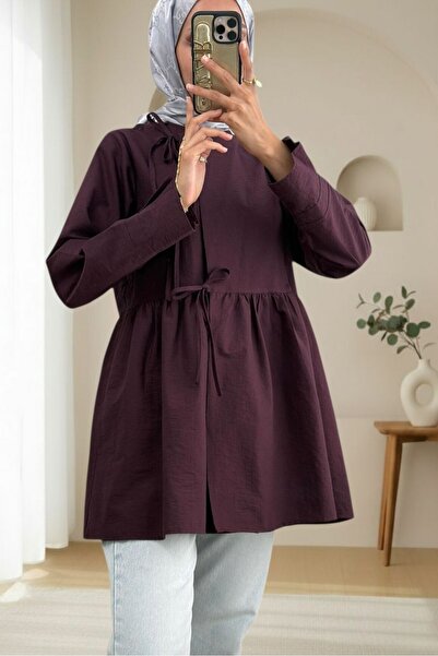 Modamorfo Κιμονό με δέσιμο στο μπροστινό μέρος και τμηματικά σχέδια - δαμασκηνί