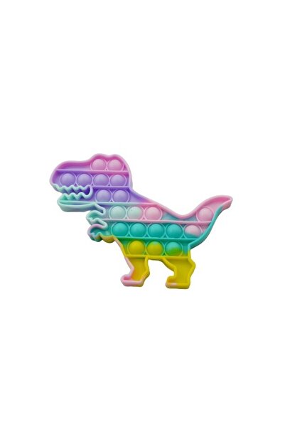 Cyrax Joc Pop It Now & Flip It, Bulele Pop It cu dinozauri multicolori